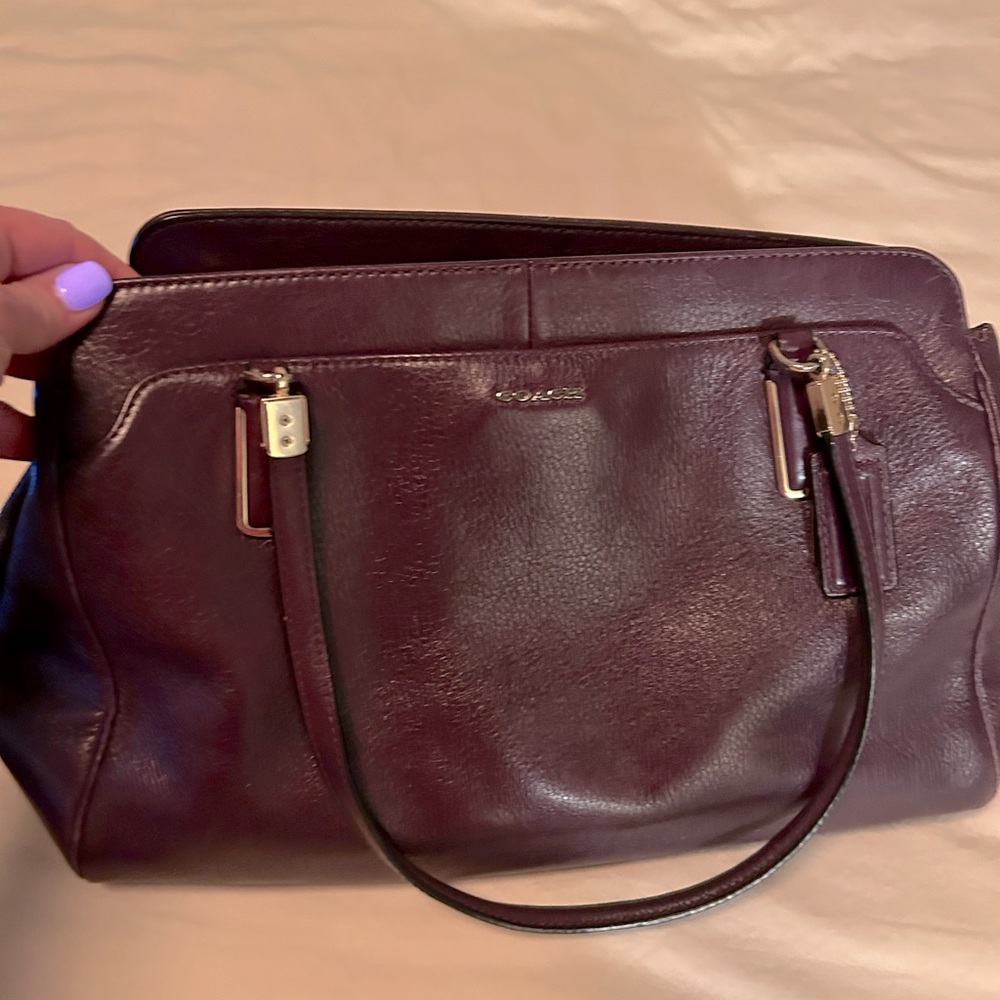 Coach- purple handbag